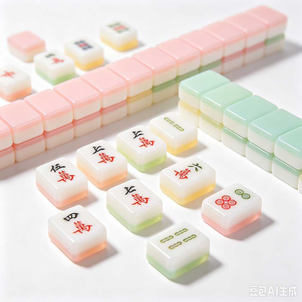 custom gradient mahjong tiles