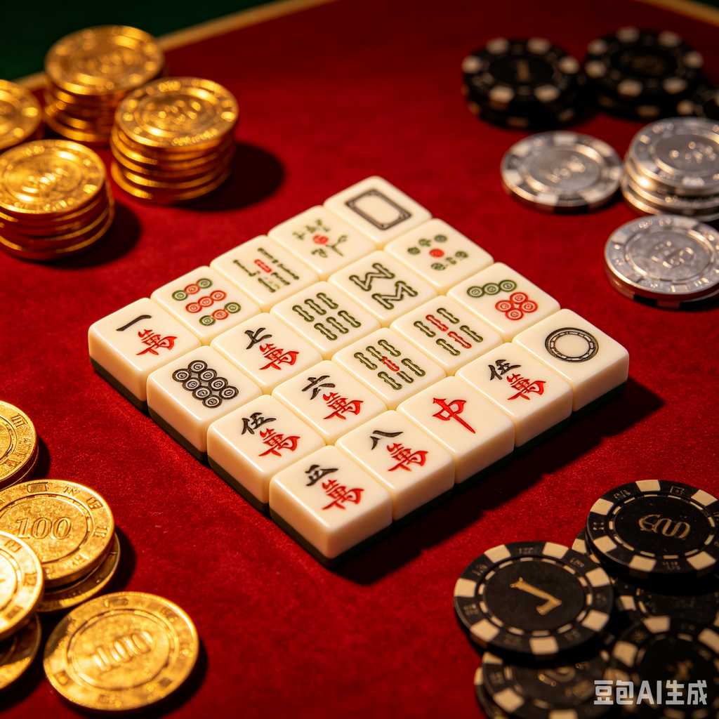 multi color mahjong set custom